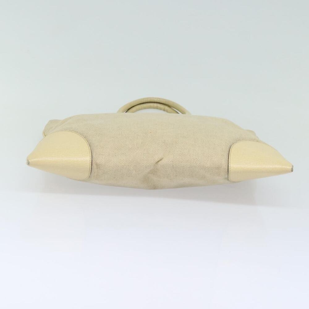 PRADA Hand Bag Canvas Beige - Picture 9 of 9